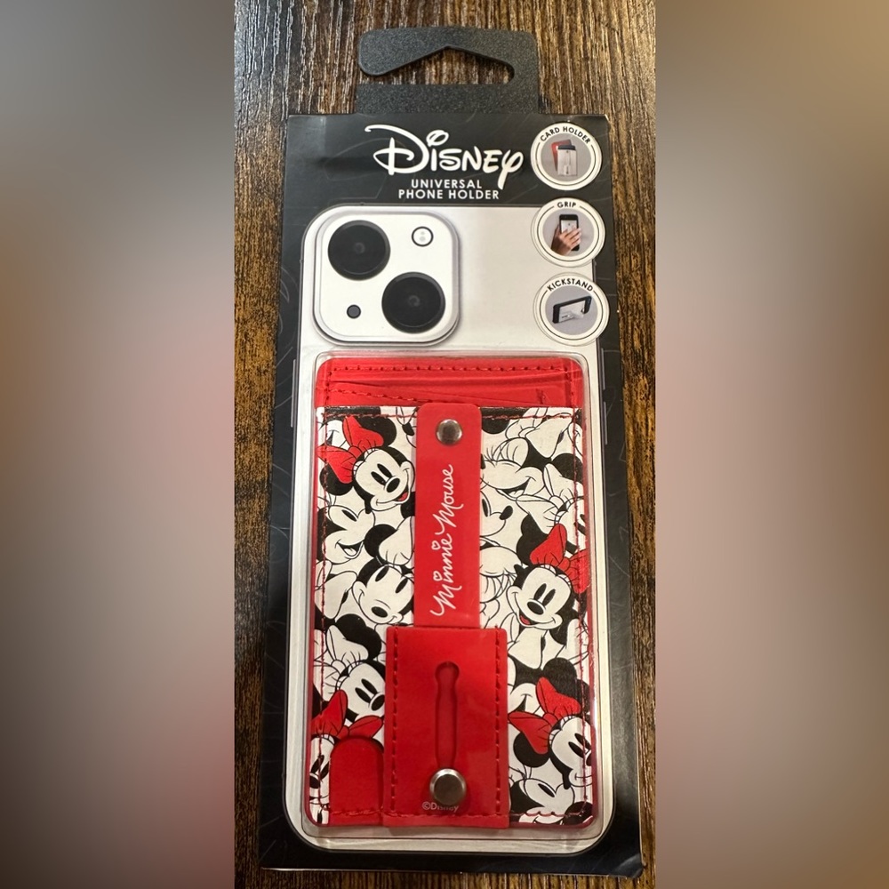 Disney Minnie Mouse Universal Phone Holder (Red) NWT